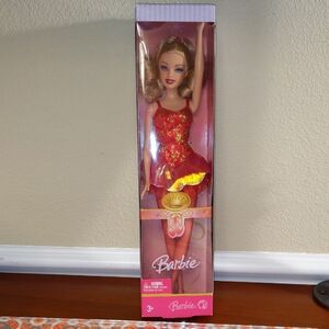 Barbie Ballerina Red Tutu NEW Mattel 2007 Collectible Toy Girl Doll Dancer